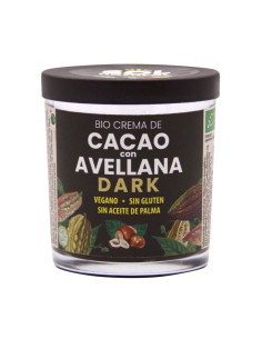 Crema de cacao negro con avellanas bio 200g Sol Natural